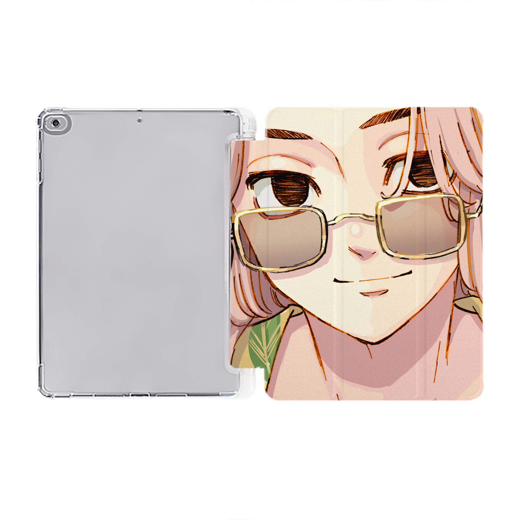 （画像用） 東京リベンジャーズ Tokyo Revengers IPad ケース ペン収納付き 三つ折りスタンド PUレザー×シリコン 対応機種9.5/10.5/10.9インチ
